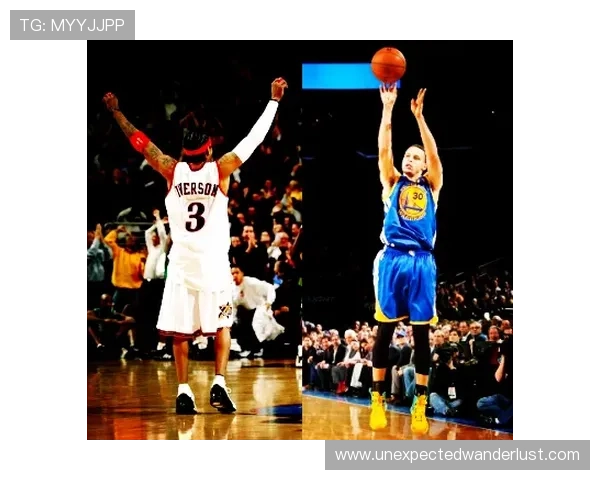 艾弗森单打突破制造空间，对比库里挡拆拉开的差异